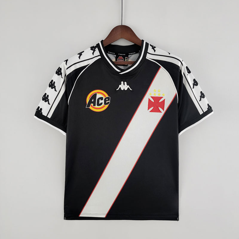 Camisa Vasco Da Gama 2000 Preto - Versão Retro