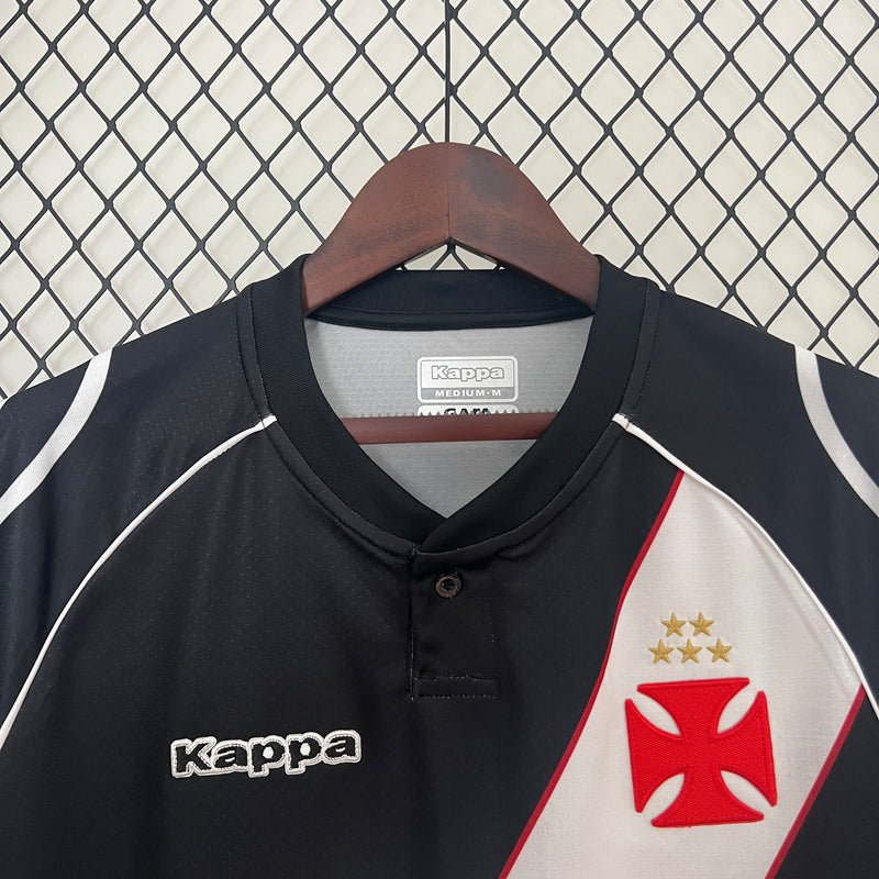 Camisa Vasco da Gama Preta Kappa 24/25 - Versão Torcedor