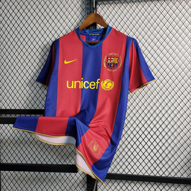 Camisa Barcelona Home 2007 - Versão Retro