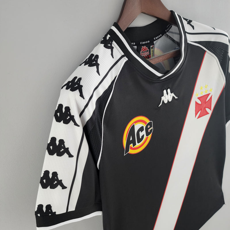 Camisa Vasco Da Gama 2000 Preto - Versão Retro