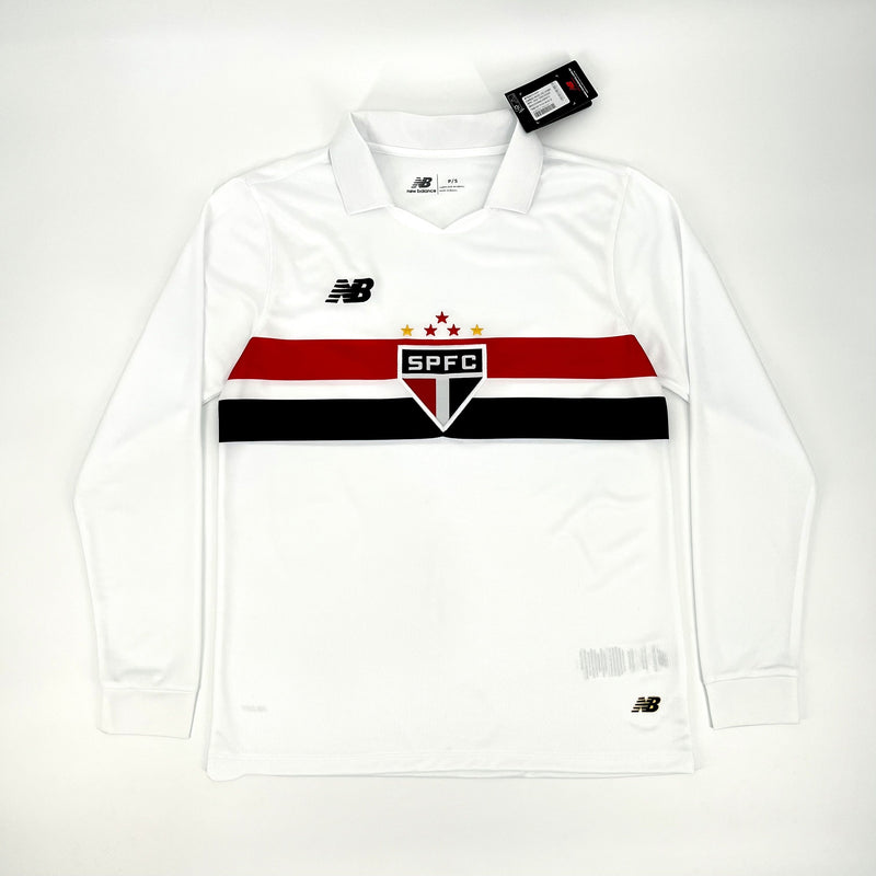 Camisa São Paulo Home Manga Comprida - New Balance 24/25 - Versão Torcedor - Lançamento