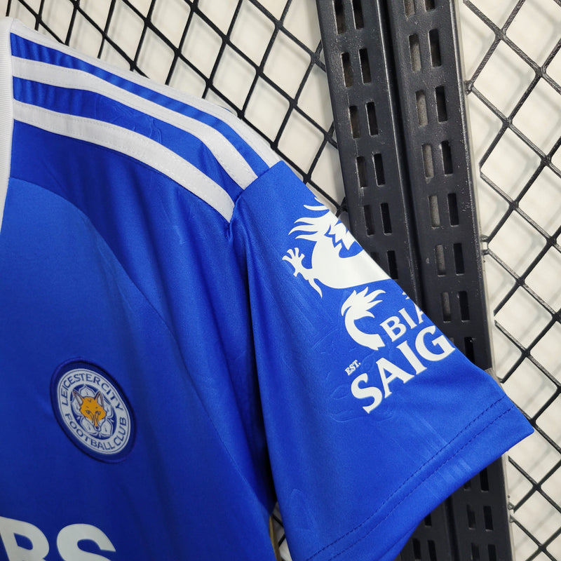 Camisa Leicester Home 23/24 Adidas Torcedor Masculina - Lançamento