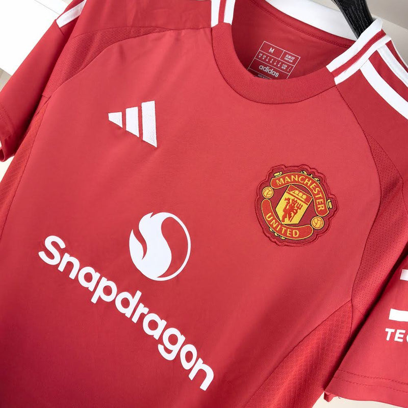 Camisa Manchester United Home 24/25 - Adidas Torcedor Masculina - Lançamento