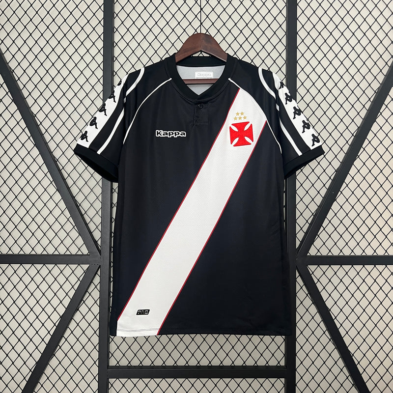 Camisa Vasco da Gama Preta Kappa 24/25 - Versão Torcedor