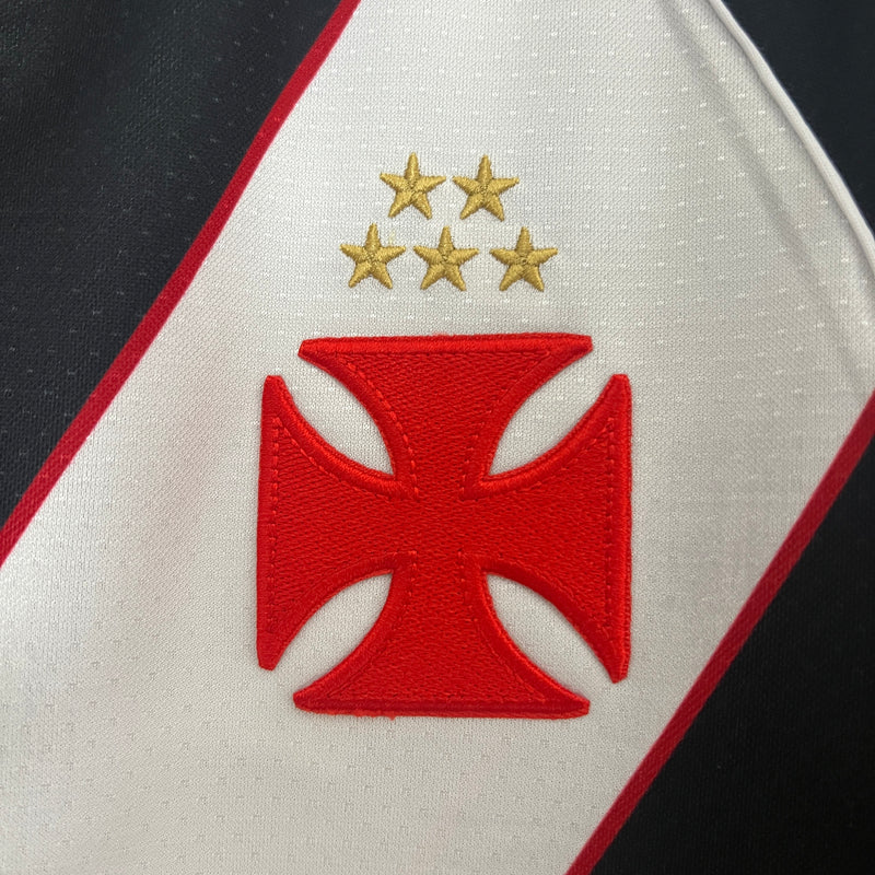 Camisa Vasco da Gama Preta Kappa 24/25 - Versão Torcedor