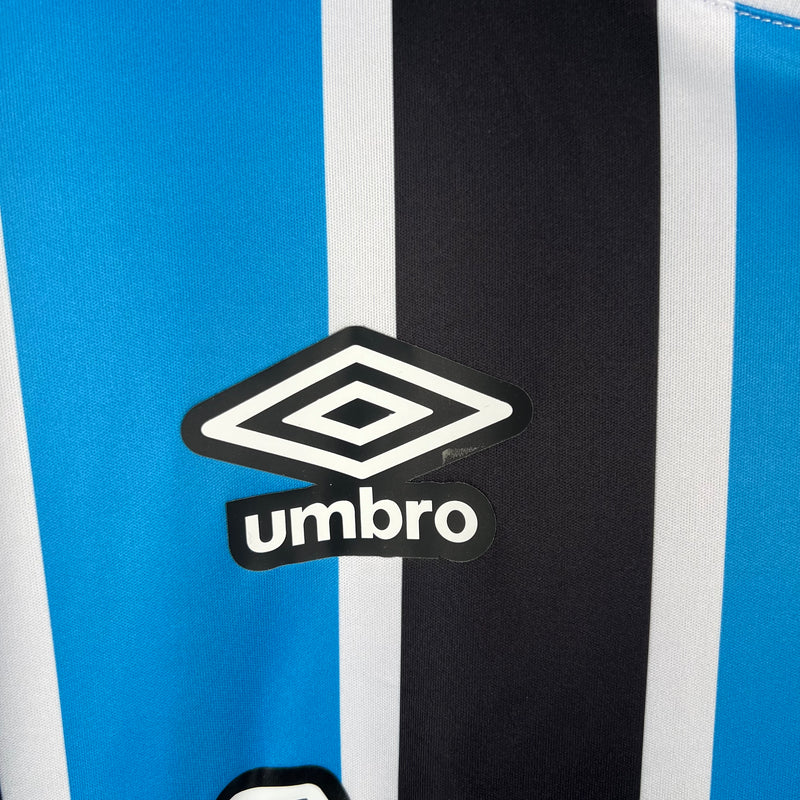 Camisa Grêmio Home Manga Comprida - Umbro 24/25 - Versão Torcedor - Lançamento