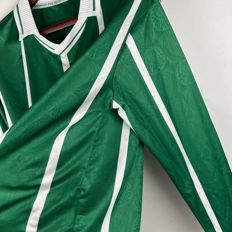 Camisa Palmeiras Home 1993 - Manga Comprida - Versão Retro