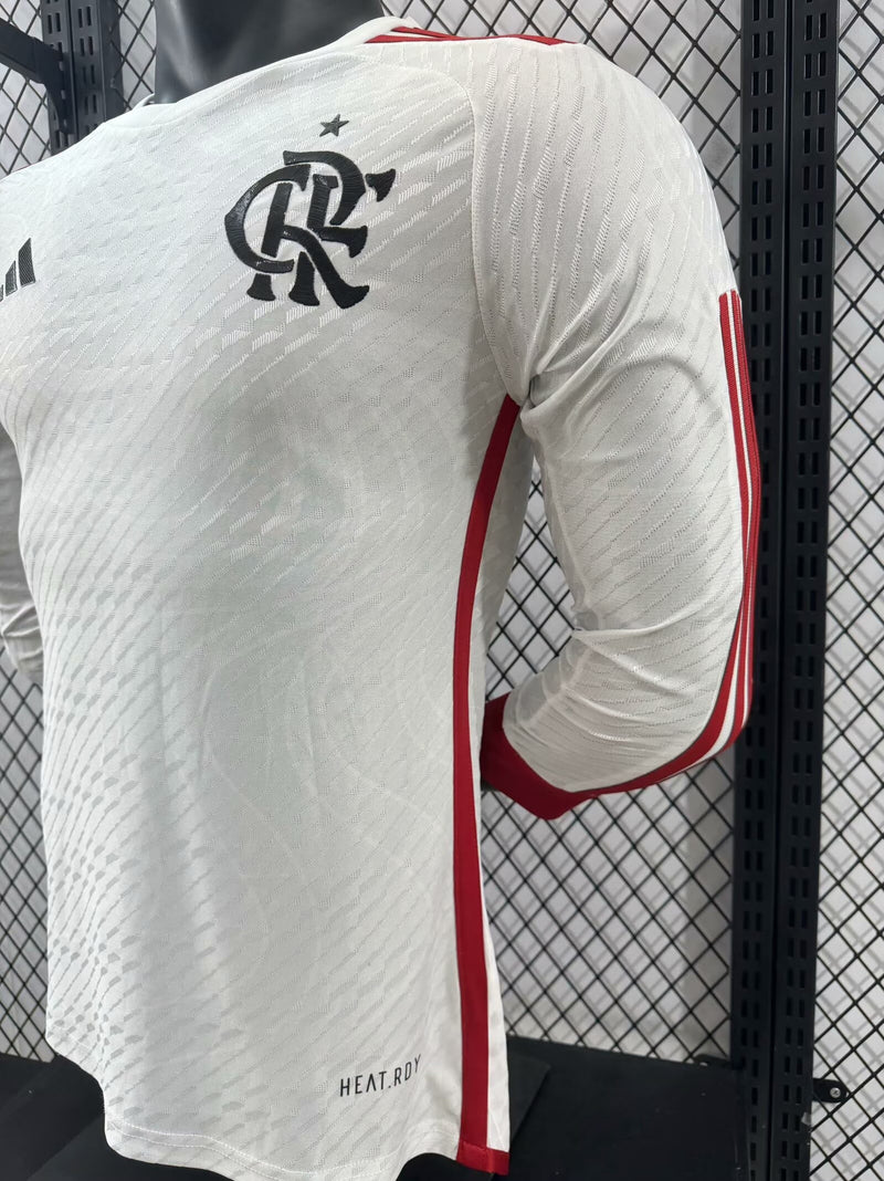 Camisa Flamengo Away Adidas 24/25 - Manga Comprida - Versão Jogador