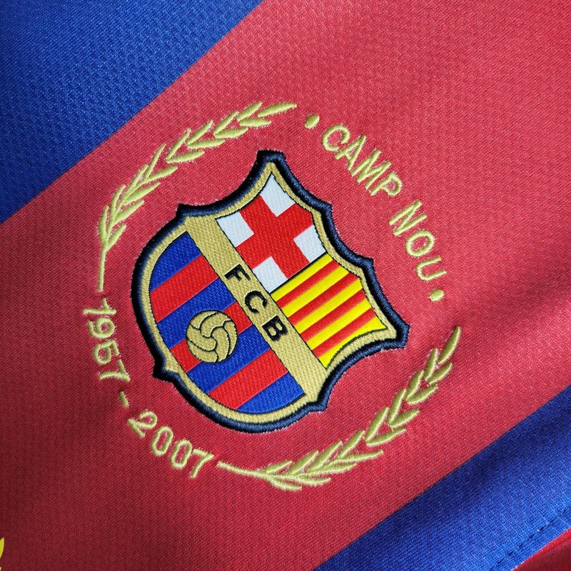 Camisa Barcelona Home 2007 - Versão Retro