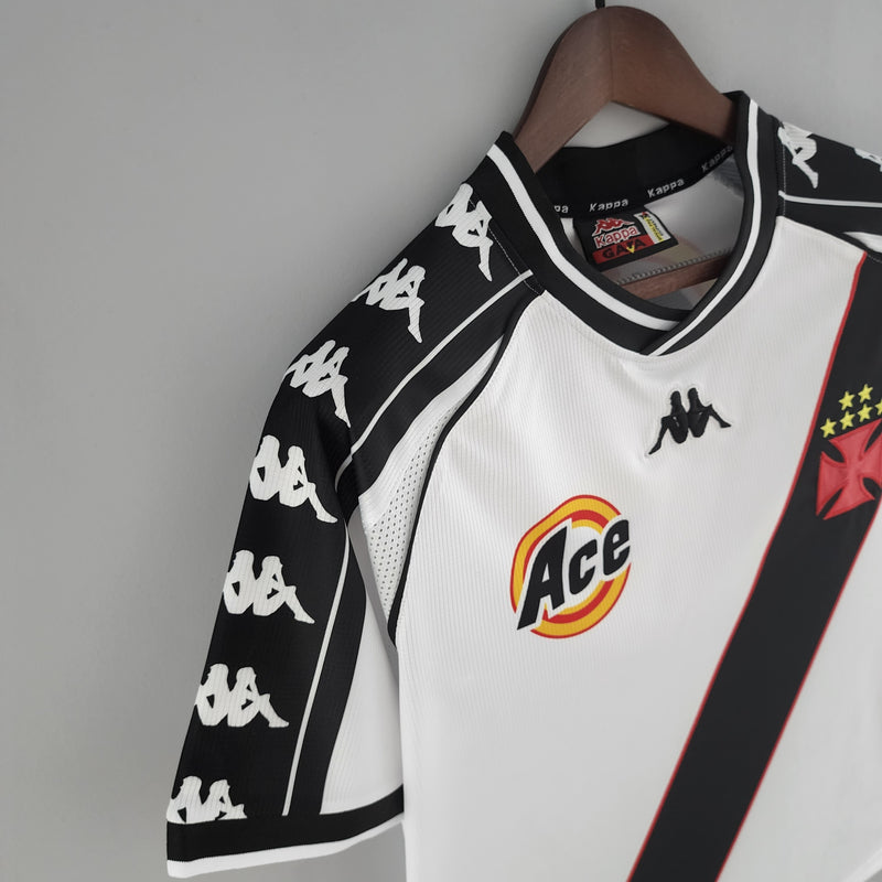 Camisa Vasco Da Gama 2000 Branco - Versão Retro