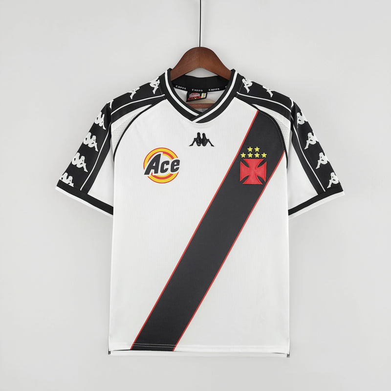 Camisa Vasco Da Gama 2000 Branco - Versão Retro