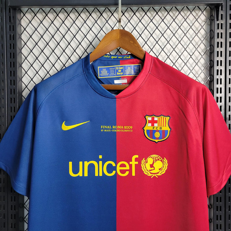 Camisa Barcelona Home 08/09 - Versão Retro