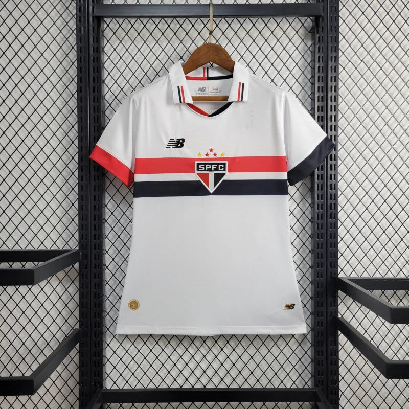 Camisa São Paulo Home 24/25 - New Balance Feminina