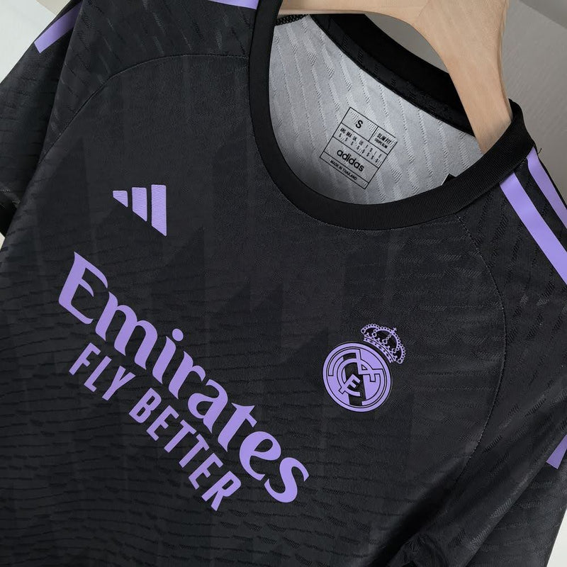 Camisa Real Madrid Roxo e Preto 24/25 - Versão Jogador