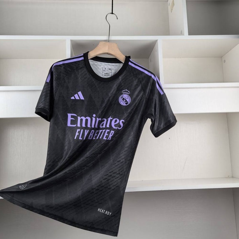 Camisa Real Madrid Roxo e Preto 24/25 - Versão Jogador