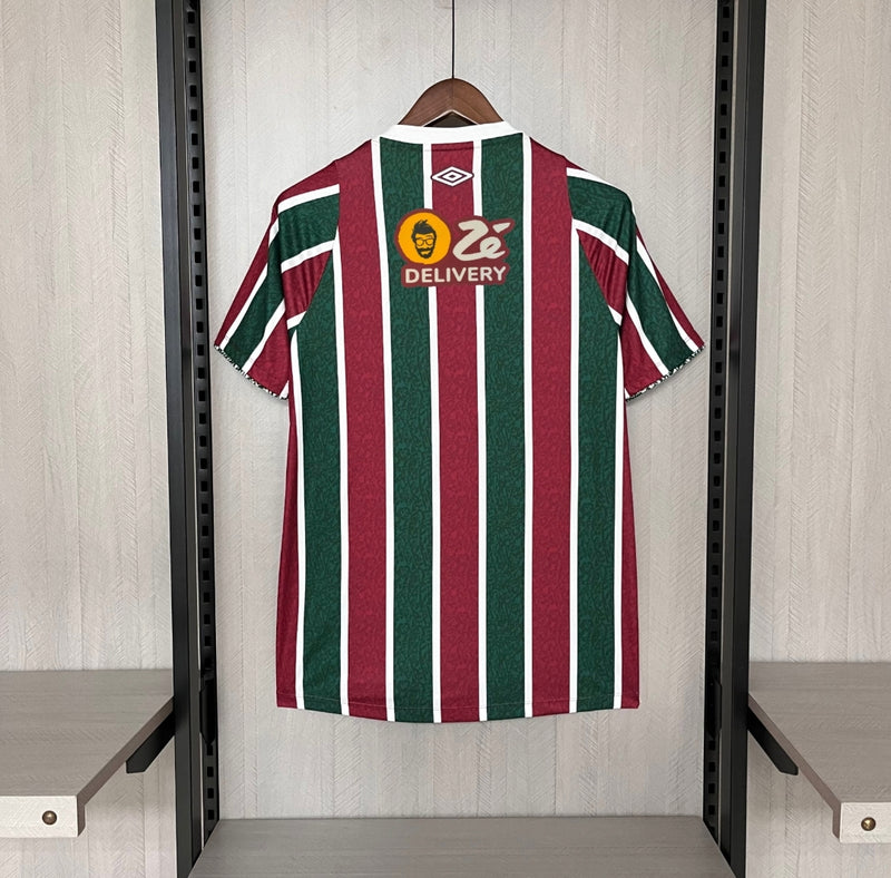 Camisa Fluminense 24/25 - Umbro Torcedor Masculina - Todos patrocinadores e Patch libertadores 2023