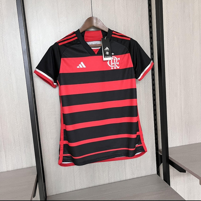 Camisa Flamengo Home Adidas Feminina 24/25 - Versão Torcedor