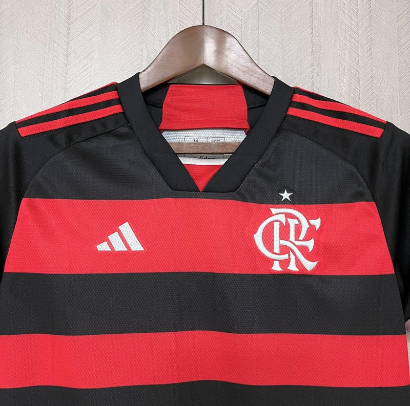 Camisa Flamengo Home Adidas Feminina 24/25 - Versão Torcedor