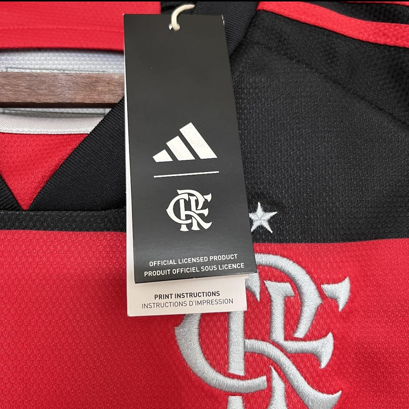 Camisa Flamengo Home Adidas Feminina 24/25 - Versão Torcedor