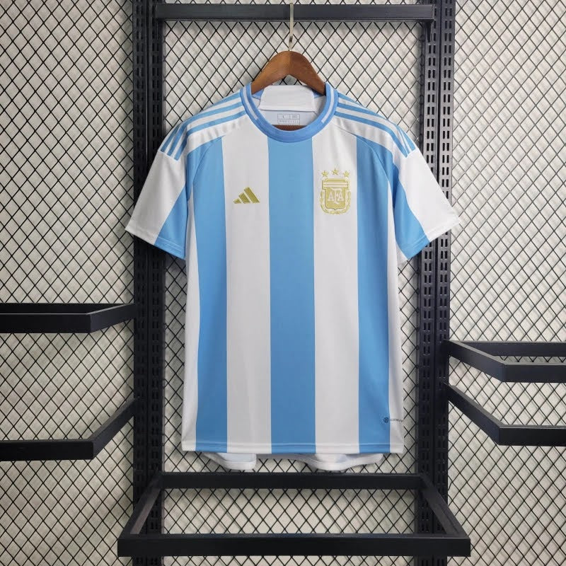 Camisa  Argentina Home 24/25 - Adidas Torcedor Masculina