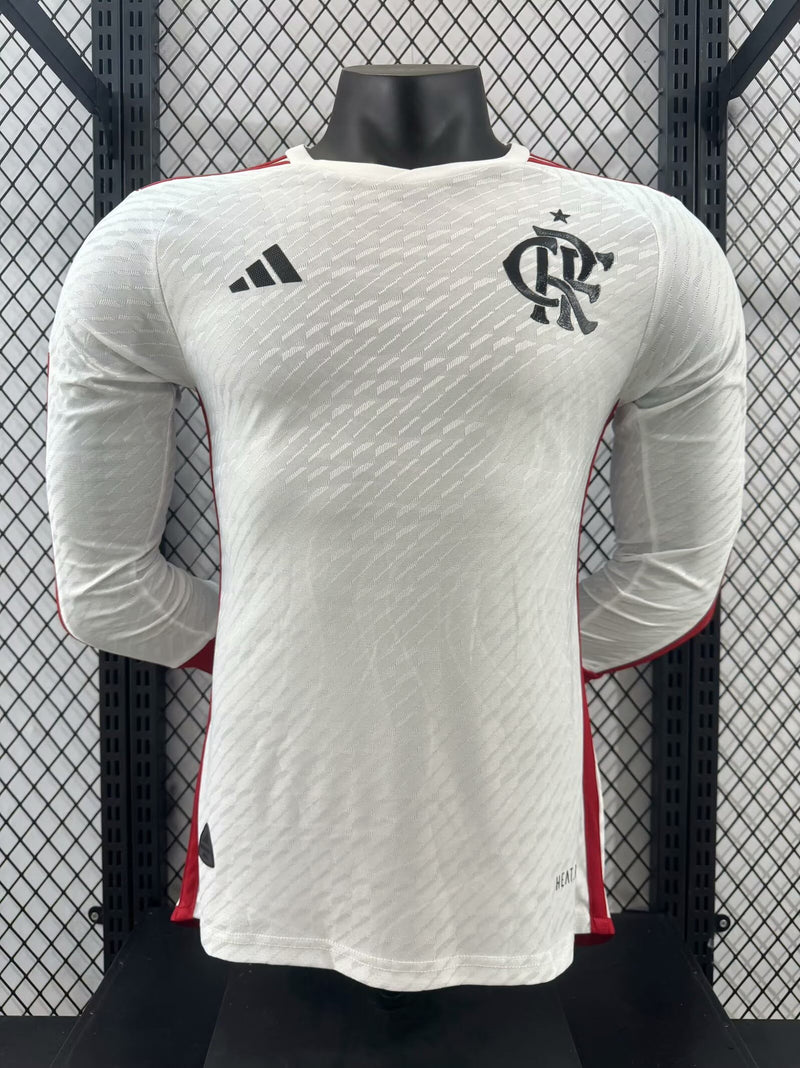 Camisa Flamengo Away Adidas 24/25 - Manga Comprida - Versão Jogador