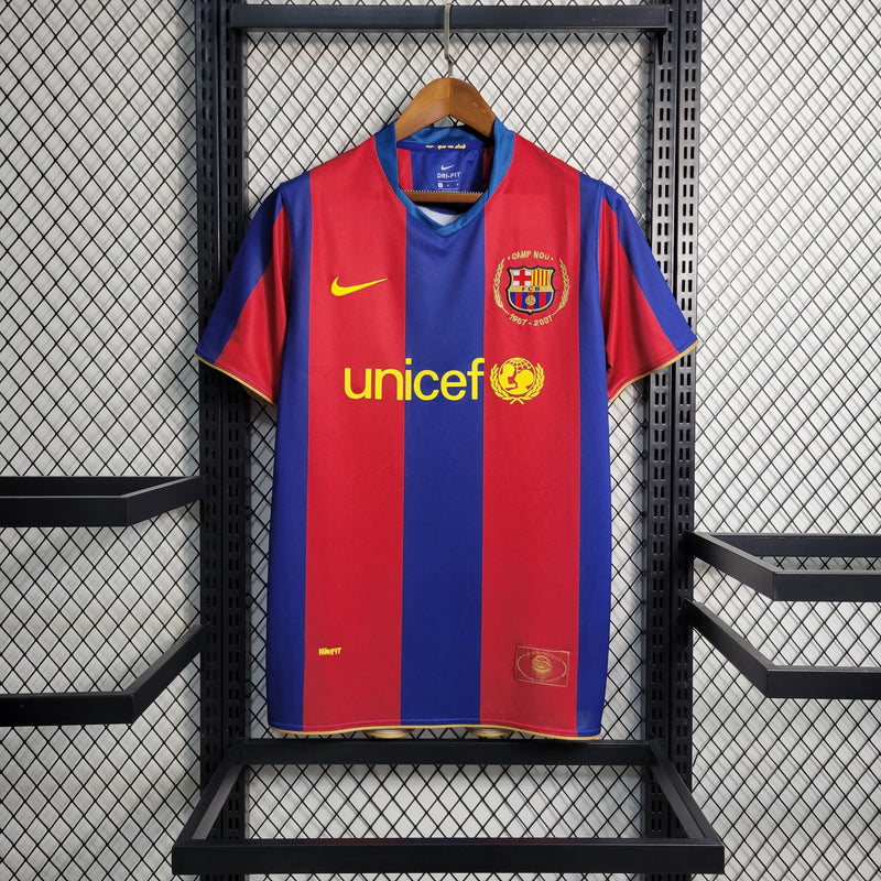 Camisa Barcelona Home 2007 - Versão Retro