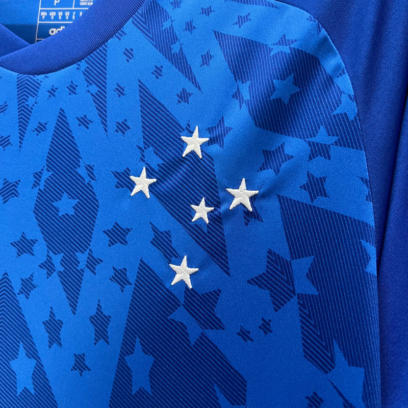 Camisa Cruzeiro Home 24/25 - Adidas Torcedor Masculina + patrocinadores - Lançamento