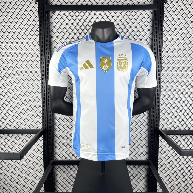 Camisa Argentina Titular 24/25 - Versão Jogador + Patch Fifa 22