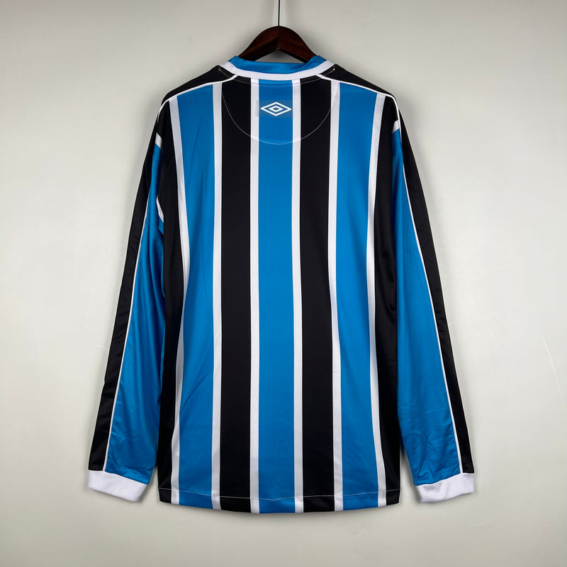 Camisa Grêmio Home Manga Comprida - Umbro 24/25 - Versão Torcedor - Lançamento