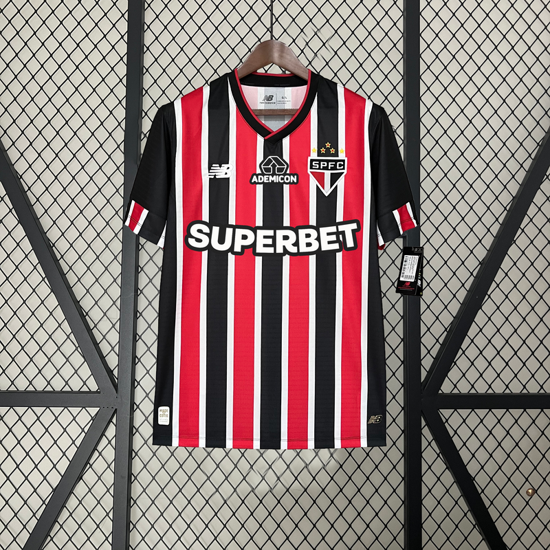 Camisa São Paulo Away New Balance 24/25 - Versão Torcedor + Patrocínio