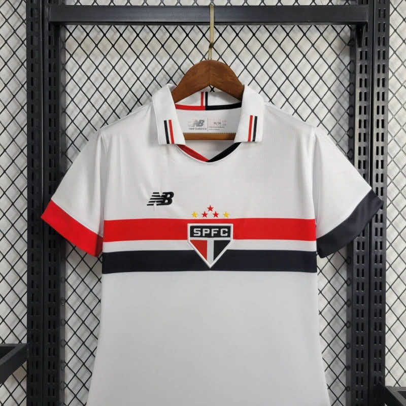 Camisa São Paulo Home 24/25 - New Balance Feminina