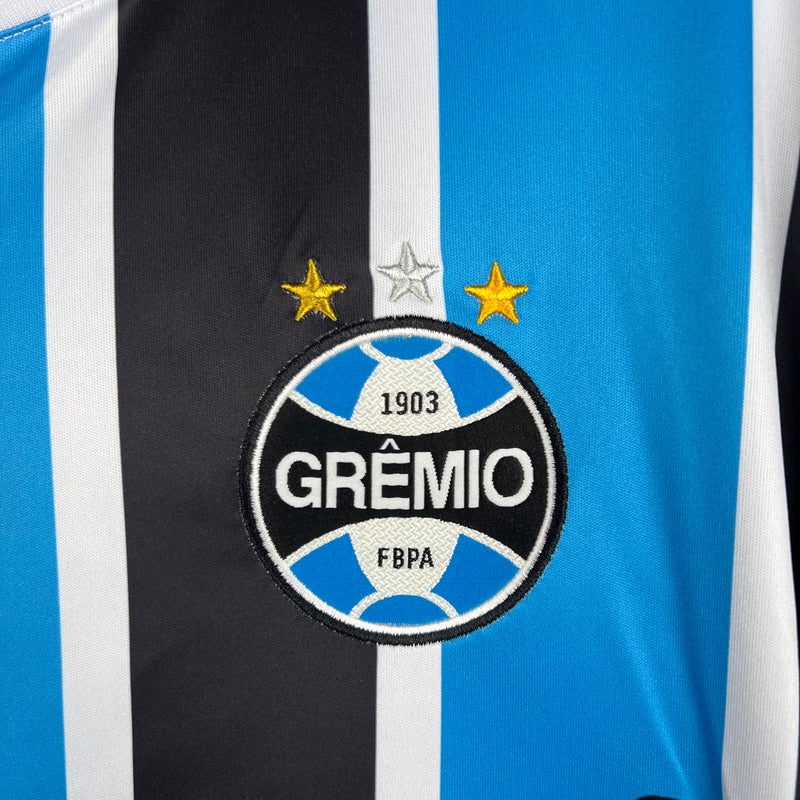 Camisa Grêmio Home Manga Comprida - Umbro 24/25 - Versão Torcedor - Lançamento