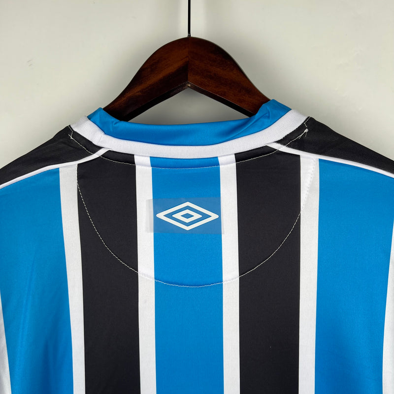 Camisa Grêmio Home Manga Comprida - Umbro 24/25 - Versão Torcedor - Lançamento